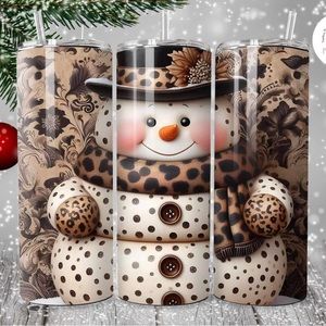 Chunky Snowman 20oz Tumbler